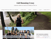 Tablet Screenshot of girlrunningcrazy.com